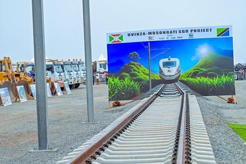 Uvinza–Musongati railway (Photo Burundi president's office)