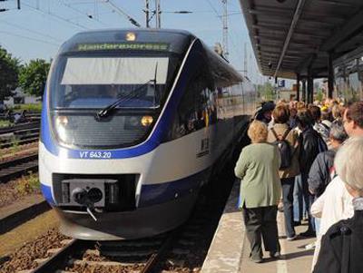 Niederbarnimer Eisenbahn train.