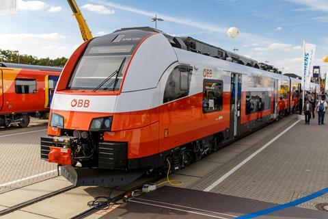 OeBB Siemens Mobility Desiro ML at InnoTrans (Photo Siemens Mobility)