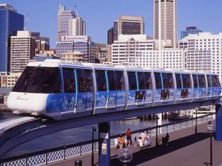 Sydney monorail.