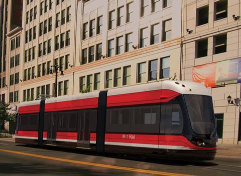 M-1 Rail has agreed terms for Brookville Equipment Corp to supply six Liberty Modern Streetcars.