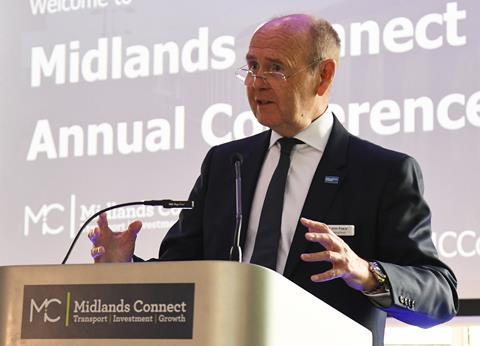 Chair of Midland Connect Sir John Peace (Photo: Tony Miles)