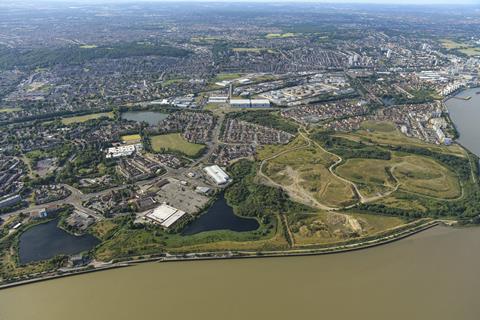 Thamesmead Aerial photo