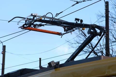 Helsinki transport operator Kaupunkiliikenne’s maintenance division has converted an old tram into a overhead electrification de-icing vehicle