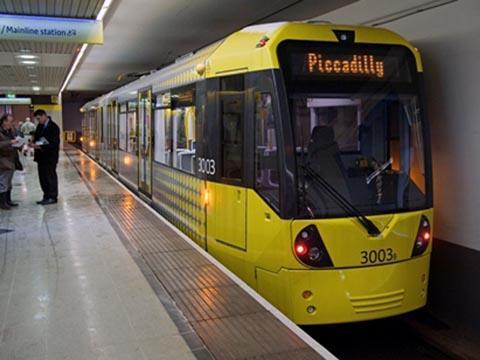 Manchester tram.