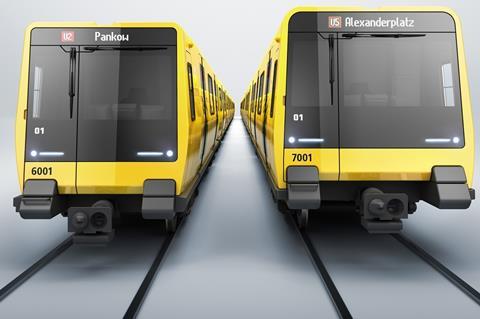 Berlin Stadler U-Bahn trains impression