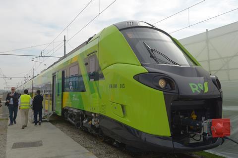 Alstom and Trenitalia have unveiled a variant of the Coradia Stream regional electric multiple-unit family with a higher maximum speed of 200 km/h(Photo Toma Bacic) (11)