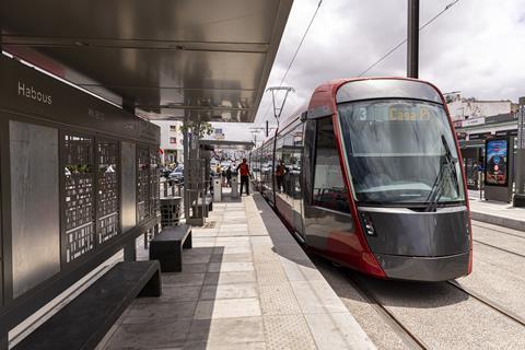 Casablanca tramway Habous_(Phtoo RATP Dev, Sifeddine.ElAmine.Wd)