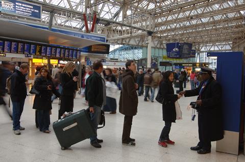 London Waterloo passengers buying tickets (Photo Rail Partners)