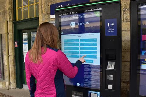 Northern ticket machine