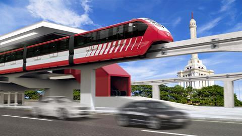 Santiago de los Caballeros monorail impression