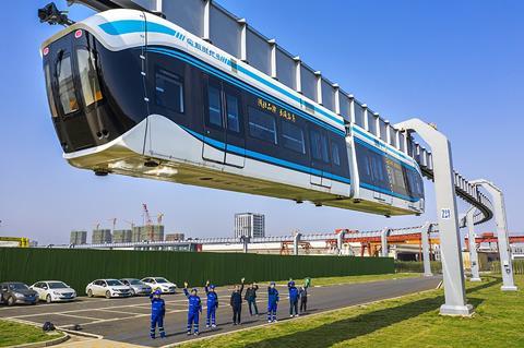 Skytrain monorail on test | Metro Report International | Railway Gazette  International