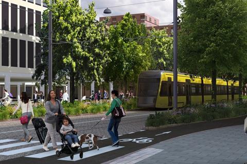 Turku tramway impression (Image City of Turku)