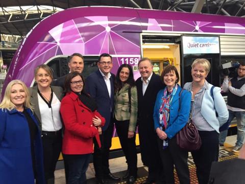 Local, regional and national politicians joined Victoria's Minister of Public Transport Jacinta Allan on the special train to mark the opening of the Regional Rail Link on June 14.