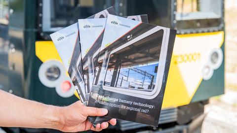 GWR battery train white paper