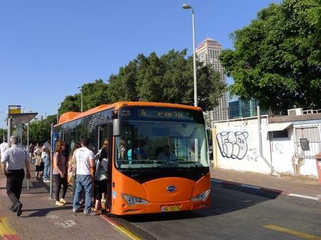 A BYD electric bus was tested in Tel Aviv starting in 2013.