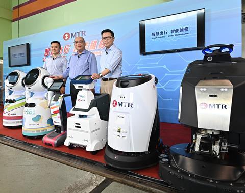 Hong Kong MTR Corp robots (1)