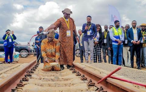 A groundbreaking ceremony has launched construction of the 260 km Luena – Saurimo branch of the Benguela Railway
