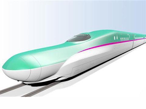 Artist's impression of East Japan Railway Series E5 bullet train.