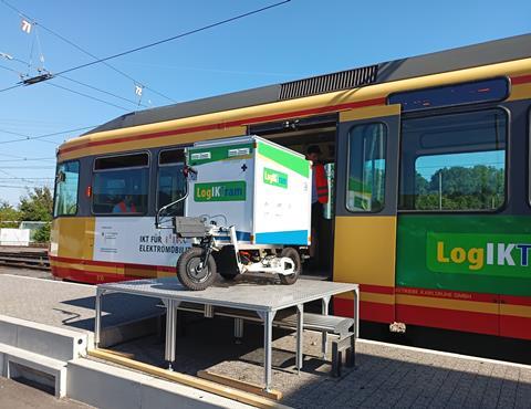 Karlsruhe LogIKTram freight tram project