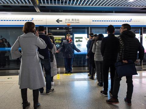The first phase of Qingdao metro Line 2 opened on December 10.