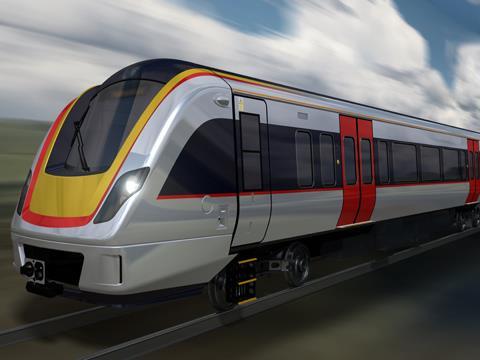 Artist's impression of second-generation Bombardier Electrostar EMU.