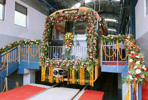 Patna metro opening train (Photo PMRCL)