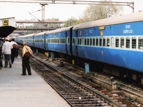 Indian Railways train.