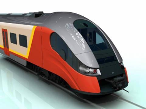 Impression of Pesa train for SMK's Warszawa airport rail link.