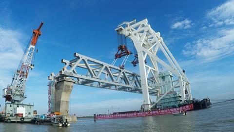 Bangladesh Padma Bridge construction