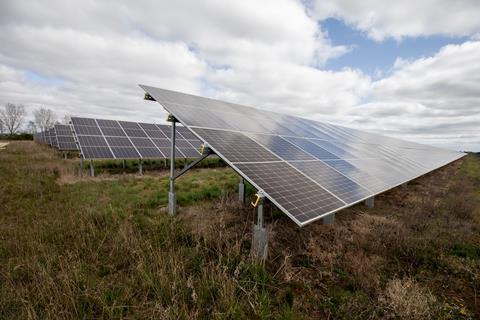 Solar farm (Photo TfL)