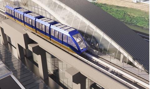 A 4 km peoplemover with three stations is to replace the existing AirTrain Newark monorail