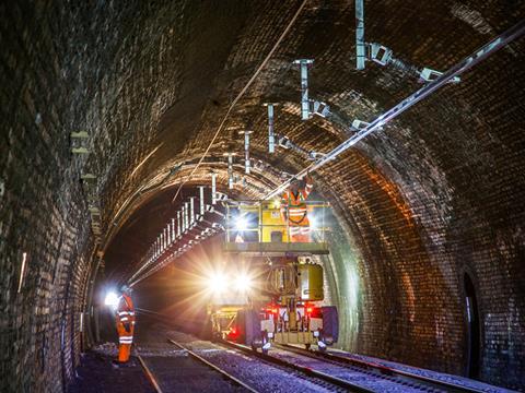 Furrer+Frey’s Rigid Overhead Conductor Rail System has been installed in the Stanton tunnel.