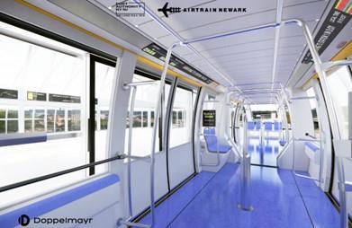 A 4 km peoplemover with three stations is to replace the existing AirTrain Newark monorail