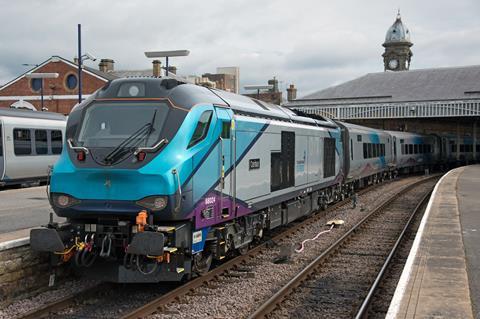 TransPennine Express 68024 and Nova 3 at Scarborough