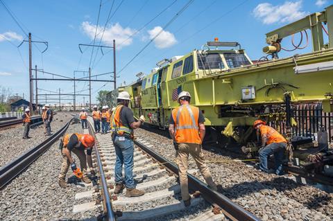 Harrisburg line project (Photo Amtrak)