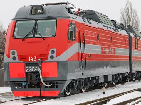 Novocherkassk Electric Locomotive Plant has supplied Transoil with a further eight 2ES4K Donchak twin-section 6·4 MW electric locomotives.
