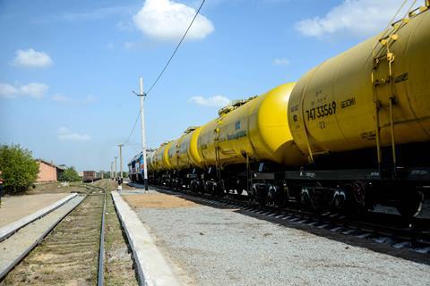Ukraine Moldova freight train