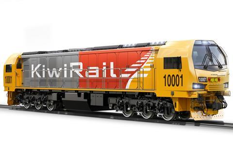 Impression of Stadler diesel locomotive for KiwiRail