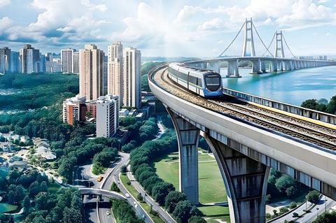 Penang LRT Mutiara Line impression (Image MRT Corp)