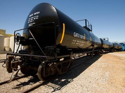 GATX tank wagons.