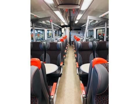 Arriva TrainCare is refurbishing Grand Central's Alstom Class 180 Adelante inter-city diesel multiple-units.