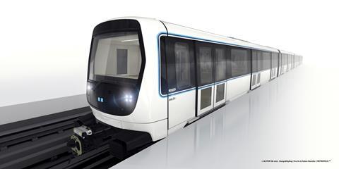 Marseille metro train design impression 