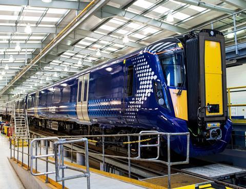 ScotRail will operate future electric services on the Edinburgh – Shotts – Glasgow route using Hitachi Class 385 EMUs.