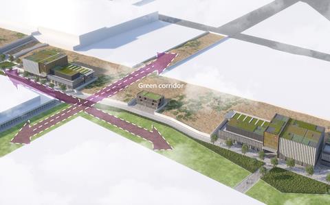 Layout concept of Kwu Tung Station on the East Rail Line (Image MTR Corp)