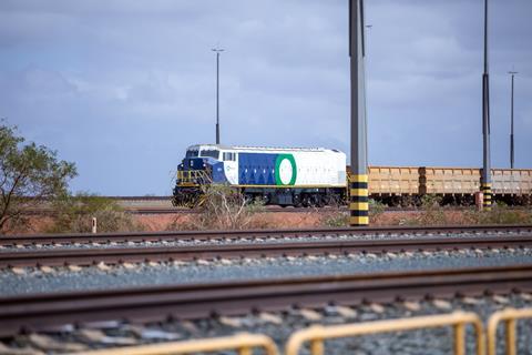 Fortescue has begun commissioning two Progress Rail EMD SD70J-BB battery locomotives