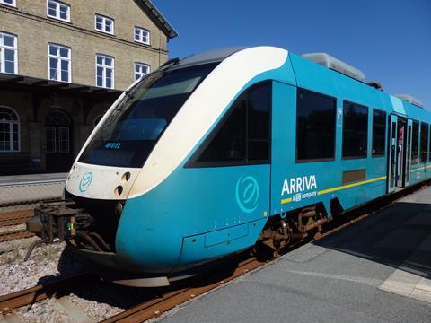 Arriva train in Denmark