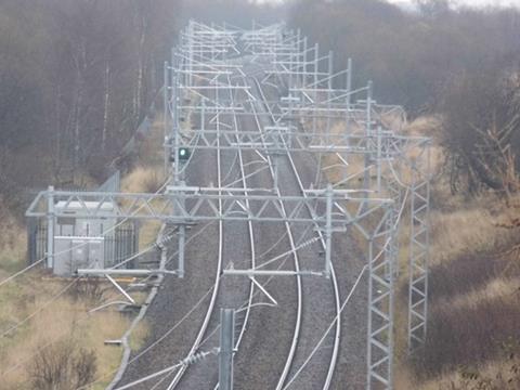 Electrification between Springburn and Cumbernauld was undertaken by Carillion as part of a £80m upgrade of the route.