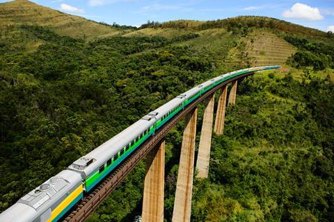 EFVM passenger train in Brazil