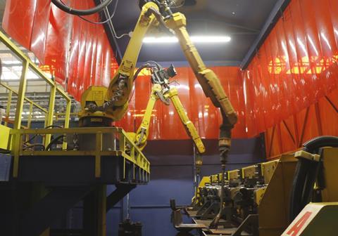 New robotics at Tikhvin Freight Car Building Plant